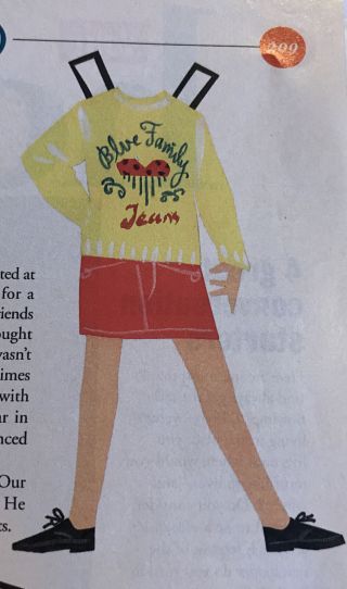 Betsy McCall,  Betsy’s on the basketball team Paper Doll: McCall’s Nov.  1993 3