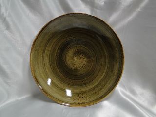 Steelite Craft,  England: Brown Coupe Bowl (s),  8 1/2 " X 1 1/2 ",  27 Oz