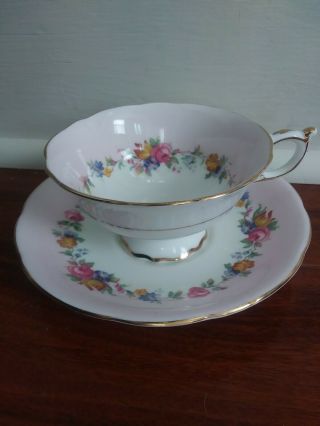 Paragon Tea Cup And Saucer Pink Floral