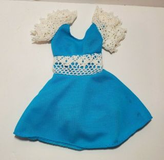 Vintage 70s Mattel Hair Happenins Francie Doll Blue Dress 1122 1970
