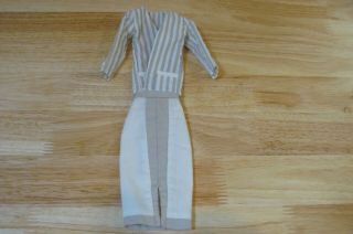 Danbury Taupe And White Striped Suit For Dm Princess Diana Doll 14 Inch
