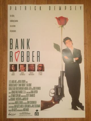 Bank Robber 1993 British Uk Film Poster Patrick Dempsey Lisa Bonet