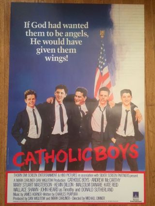 Heaven Help Us / Catholic Boys 1985 British Uk Film Poster Kevin Dillon