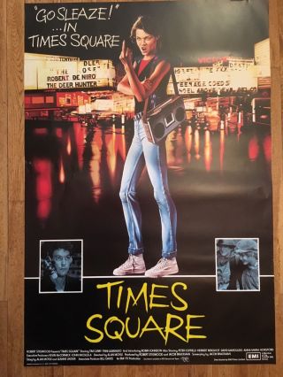 Times Square 1980 British Film Poster Tim Curry