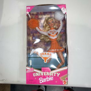 University Of Texas Cheerleader 1996 Barbie Doll