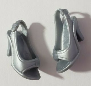 Disney Doll Shoes High School Musical 2 3 Sharpay Silver Dress Heels Skipper