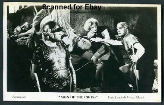 Fredric March Sign Of The Cross 1930s Orig Vintage Filmshots Photo Postcard 3