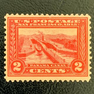 Scott 398 2c Panama - Pacific Exposition No Hinge Cv $40