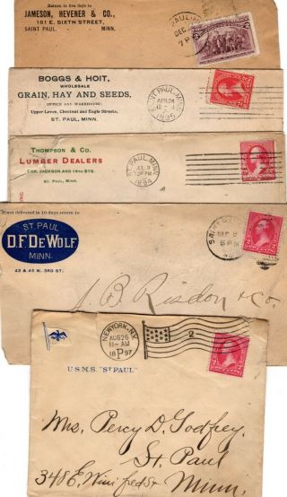 34 Old Illustrated,  Advertising Covers From Minnesota - See 6 Scans