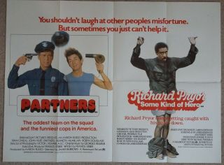 Partners & Some Kind Of Hero Double - Bill Quad Poster Richard Pryor,  John Hurt