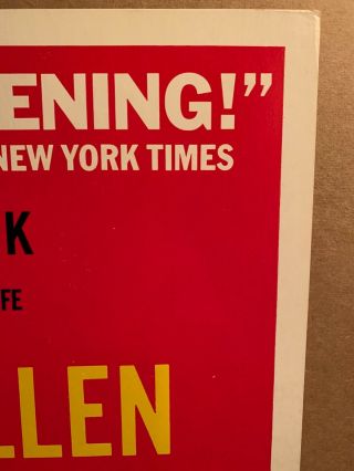 1969 Broadway Poster PLAY IT AGAIN,  SAM Woody Allen 3