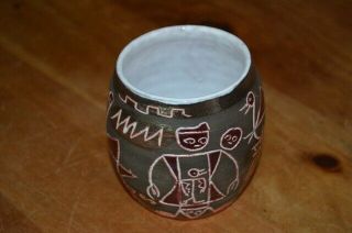 Hand Thrown Glazed Artisan Pottery Coffee Mug from Chile 3