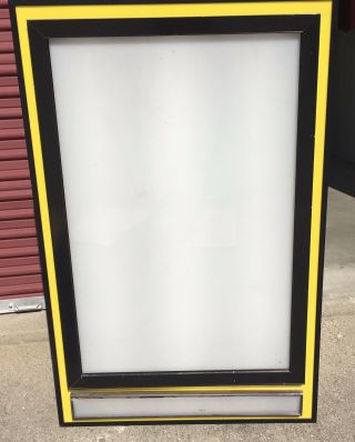 Vintage Real Movie Theater Lighted Marquee Poster Display / Home Theater