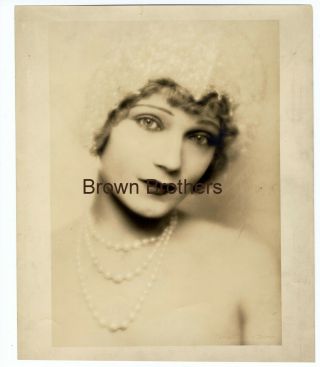 1920s Gilda Gray Ziegfeld Follies Dbw Photo 3 Edward Thayer Monroe Blind Stamp