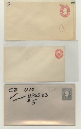 Us - 3 Postal Stationeries Lot 86