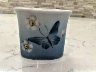 Royal Copenhagen Mini Butterfly Vase Floral Art Nouveau 2525 Porcelain Blue