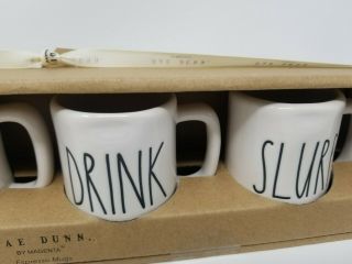 Rae Dunn Espresso mug Set 