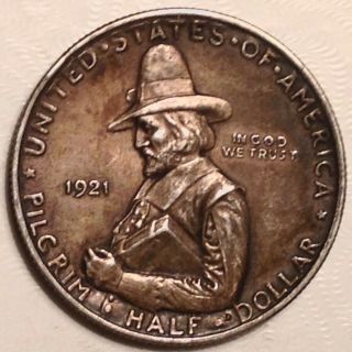 1921 Pilgrim Tercentenary Commemorative Half Dollar