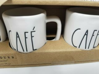 Rae Dunn Mini Espresso Mugs (Set Of 4) Gift Set - Espresso & Cafe 3