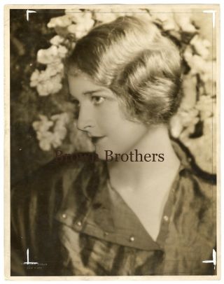 1910s Eleanor Boardman Broadway 11x14 " Dbw Photo By Nickolas Muray - Blind Stamp