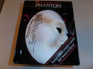 Phantom Of The Opera Signed Mask By Franc D 