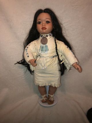 Native American Indian Doll In Native Dress