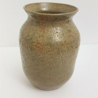 Handcrafted Studio Art Pottery Vase Ceramic Hand Thrown Signed Fine Art Craft