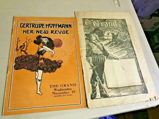 45 Theatre playbills,  circa 1899/1910 ' s/1920 ' s thru 1950 ' s 3