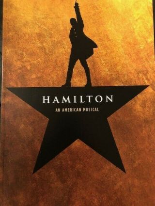 " Hamilton " The Broadway Musical,  Cast Souvenir Program