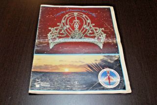 1989 Miss Universe Pageant Official Program Cancun Mexico
