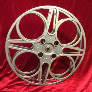 Vtg 15 Inch Cast Aluminum 35mm Goldberg Bros Movie Projector Film Reel 1930/40 