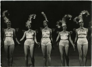 Legendary Radio City Music Hall Rockettes 1936 Large Format Photograph