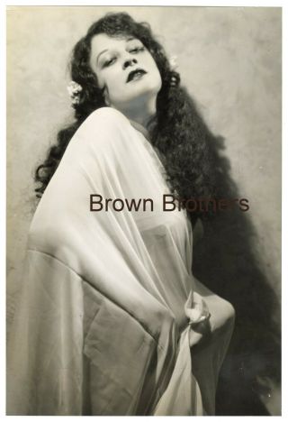1920s Lenore Ulric Broadway Oversized Dbw Photo By Hal Phyfe 7 White (2 Photos)