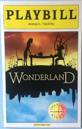 Silver Seal Opening Night Playbill Signed By Kate Shindle Playbill Wonderland