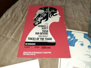 6 Vintage 1970 ' s Broadway play window card posters RARE 3