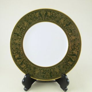 Florentine (dark Green) By Wedgwood Bone China 8 1/8 " Salad Plate (s) W4170