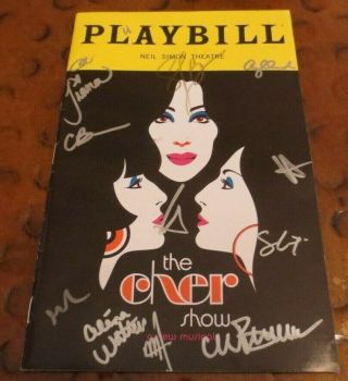 The Cher Show Broadway Play Playbill Current Cast Signed Autographed Musical