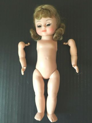 Madame Alexander 8 " Blonde Nude Doll Maggie Face - Needs Restringing