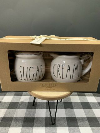 Rae Dunn Sugar And Creamer Set By Magenta Nib
