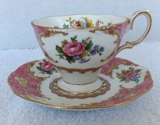 Royal Albert Lady Carlyle Fine Bone China Tea Cup And Saucer