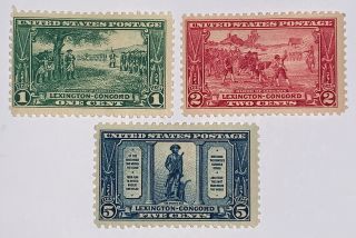 Travelstamps: 1925 Us Stamps Scott S 617 - 619,  Mogh Set