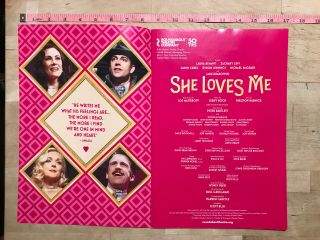 SHE LOVES ME Broadway 2016 Souvenir Program/ TONY VOTER GIFT Laura Benanti, 2