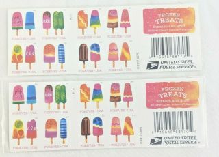 Us Frozen Treats Forever Stamps Usps Us First Class Postage 40 Stamps