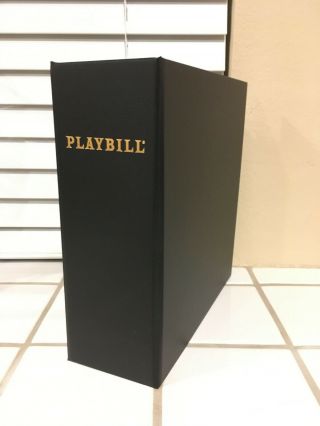 Playbill Binder - 18 Sleeves - Holds 36 Playbills