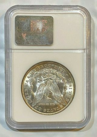 1888 O Morgan Silver Dollar NGC MS64 Golden Hue (017) 3