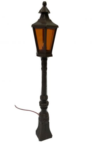Miniature Dollhouse Fairy Garden 8” Electric Street Light Lamp Post 1:12