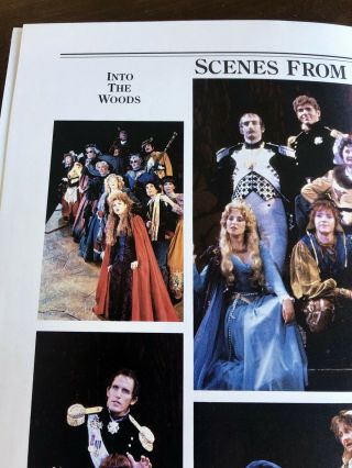 Into The Woods Broadway Souvenir Book