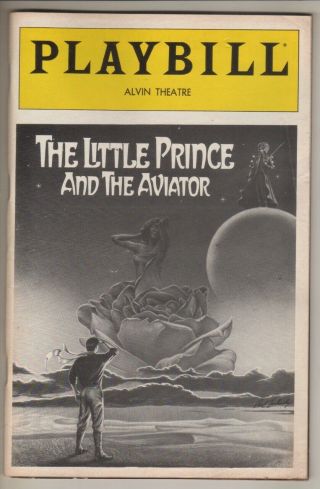 " The Little Prince And The Aviator " Anthony Rapp Debut Playbill 1982