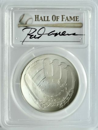 2014 - P $1 Baseball Hall Of Fame Autographed Rod Carew Pcgs Ms70