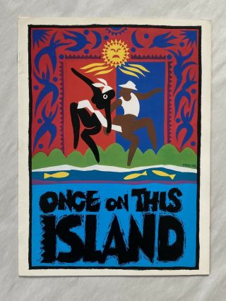 Once On This Island Broadway Musical Souvenir Program - Lachanze